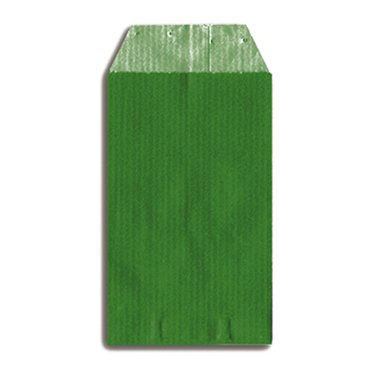Sur une enveloppe kraft vert foncé
