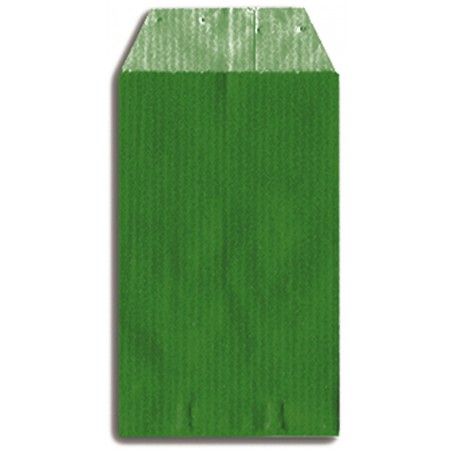 Sur une enveloppe kraft vert foncé