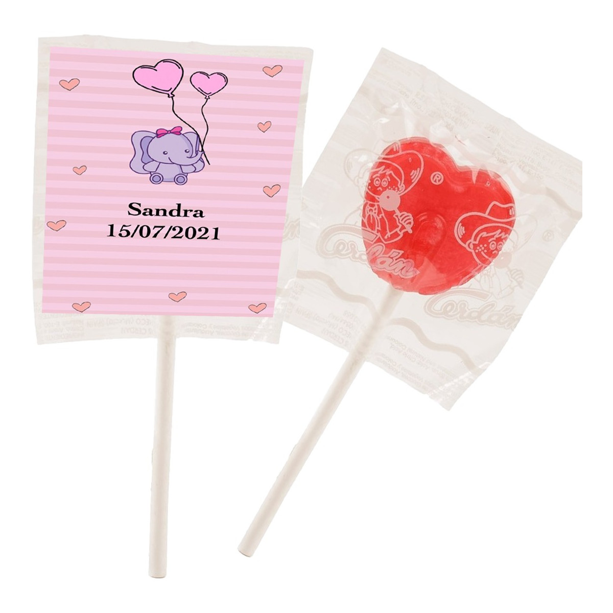 Pépite personnalisée pour baptême fille