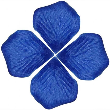 Petales De Roses Artificiel Bleu