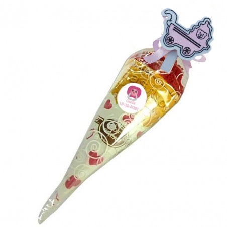 Serviette détail baptême personnalisée