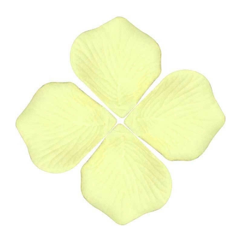 Pétales de Rose Artificiels en Couleur Crème pour la Décoration d'Événements