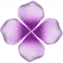Pétales de rose artificiels en tons lilas pour des célébrations spéciales
