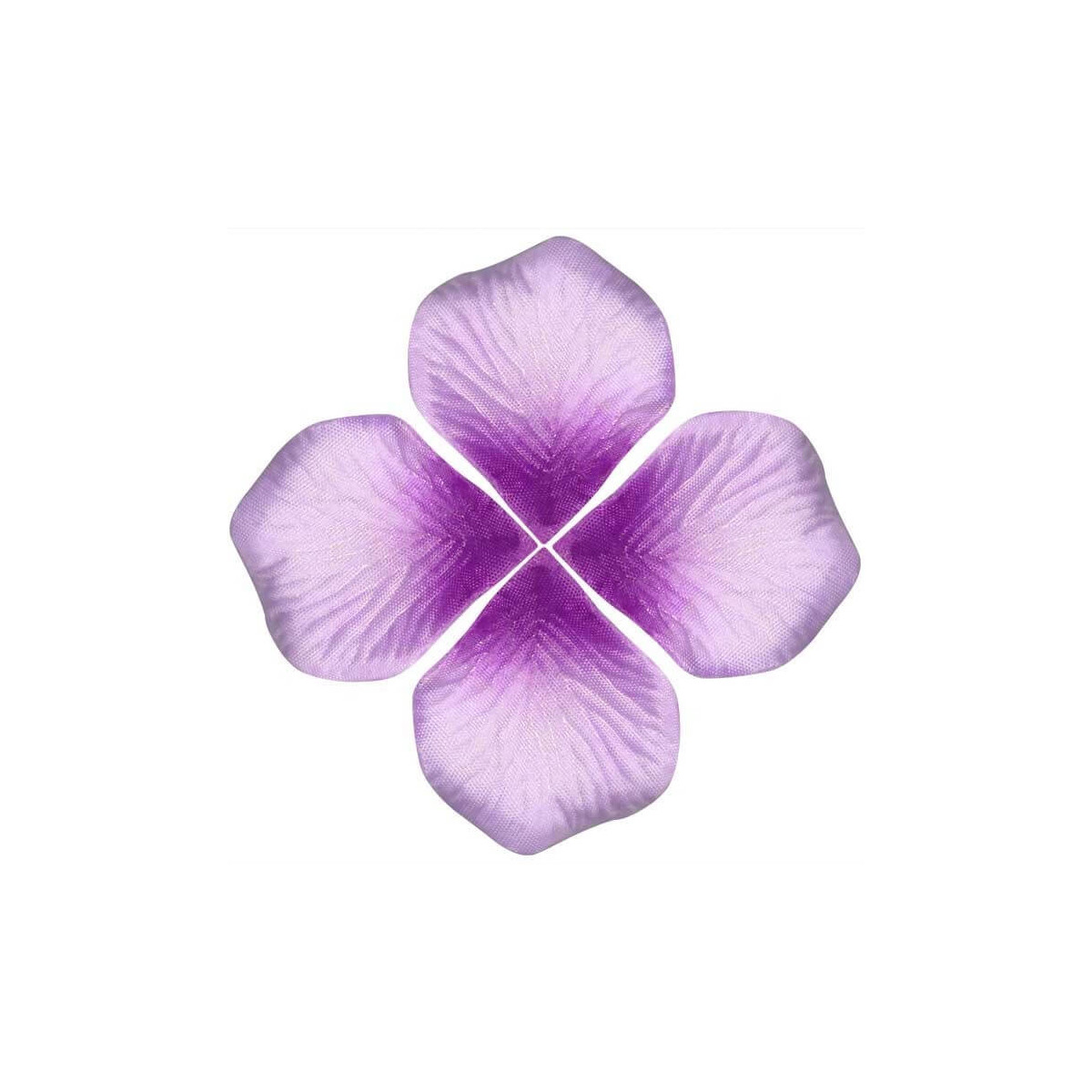Pétales de rose artificiels en tons lilas pour des célébrations spéciales