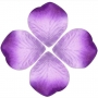 Pétales de rose artificiels en couleur lilas pour décoration