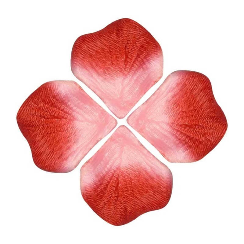 Pétales de rose en tissu