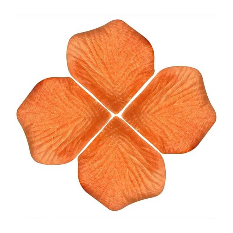 Petales de roses artificiel orange