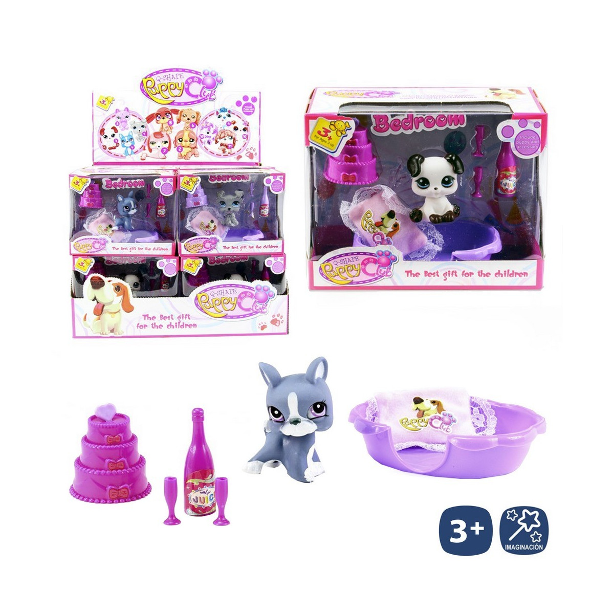 Animal de compagnie avec baignoire et acc. 4 m 6 cm