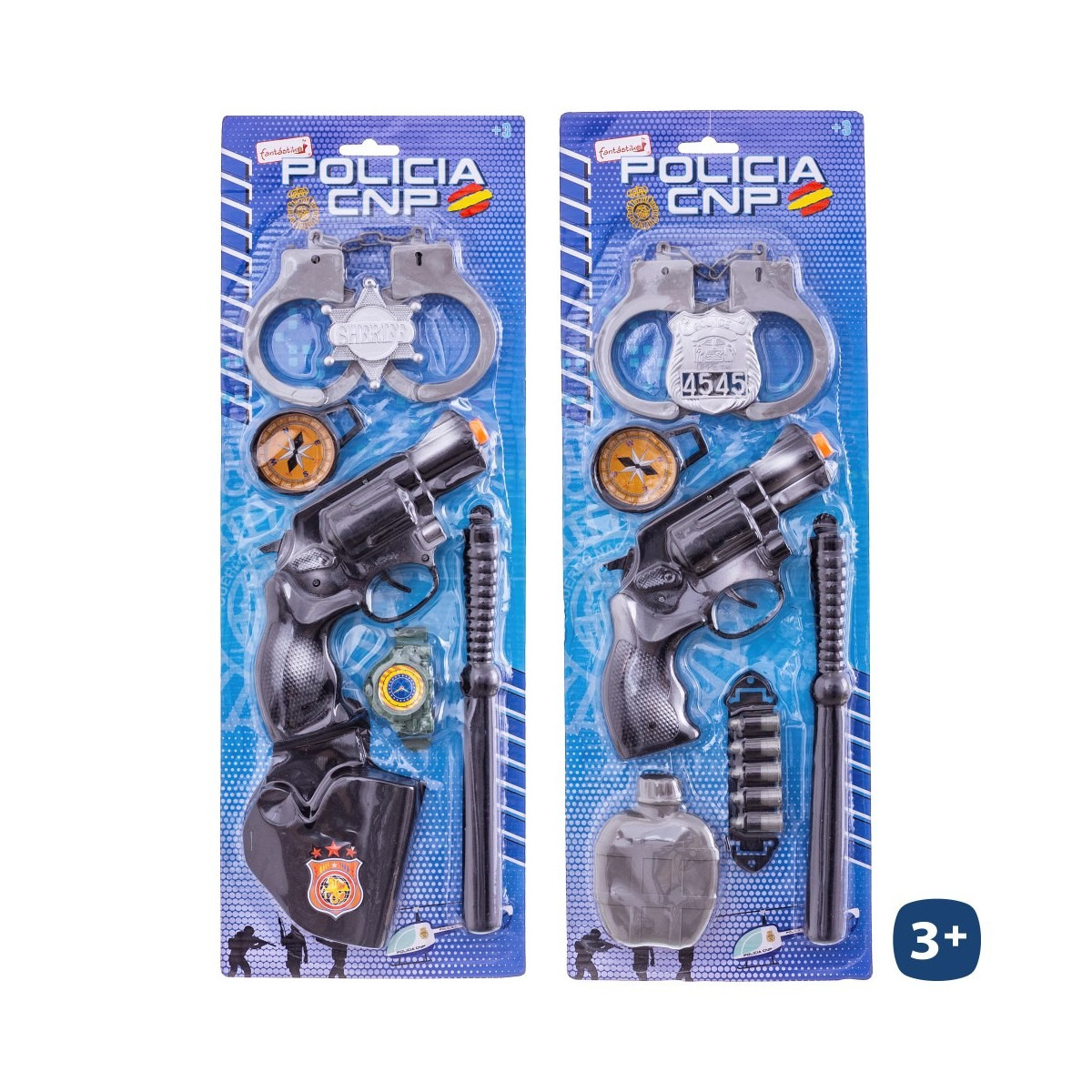 S 7 ensemble de police 19 cm