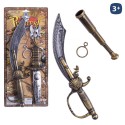 S 4 ensemble de pirate avec accessoires 40 cm