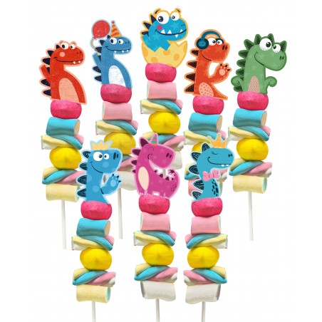 Brochettes de bonbons animaux