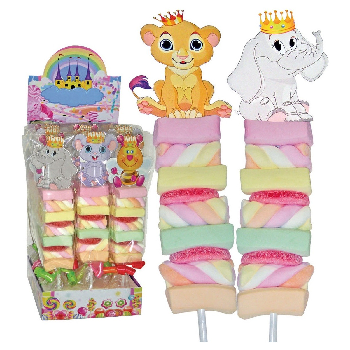 Brochettes de bonbons personnalisées pour anniversaire et autres événements  pour enfants et adultes fabriquées sur miramas - Frangine et chocolat