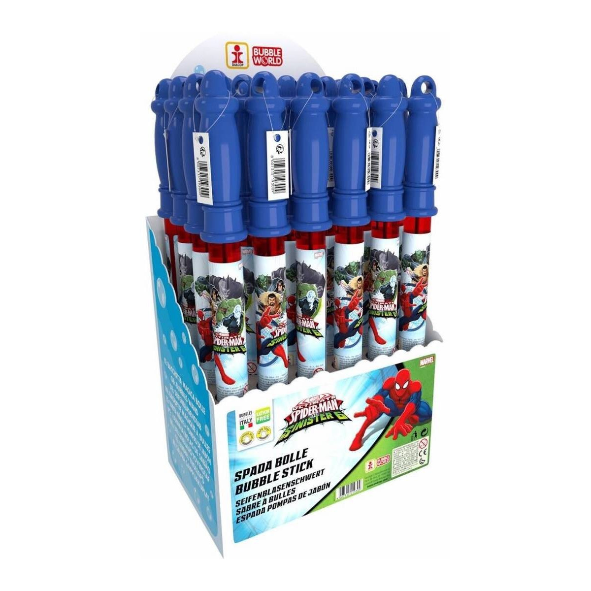 Pompero épée bulles de savon spiderman