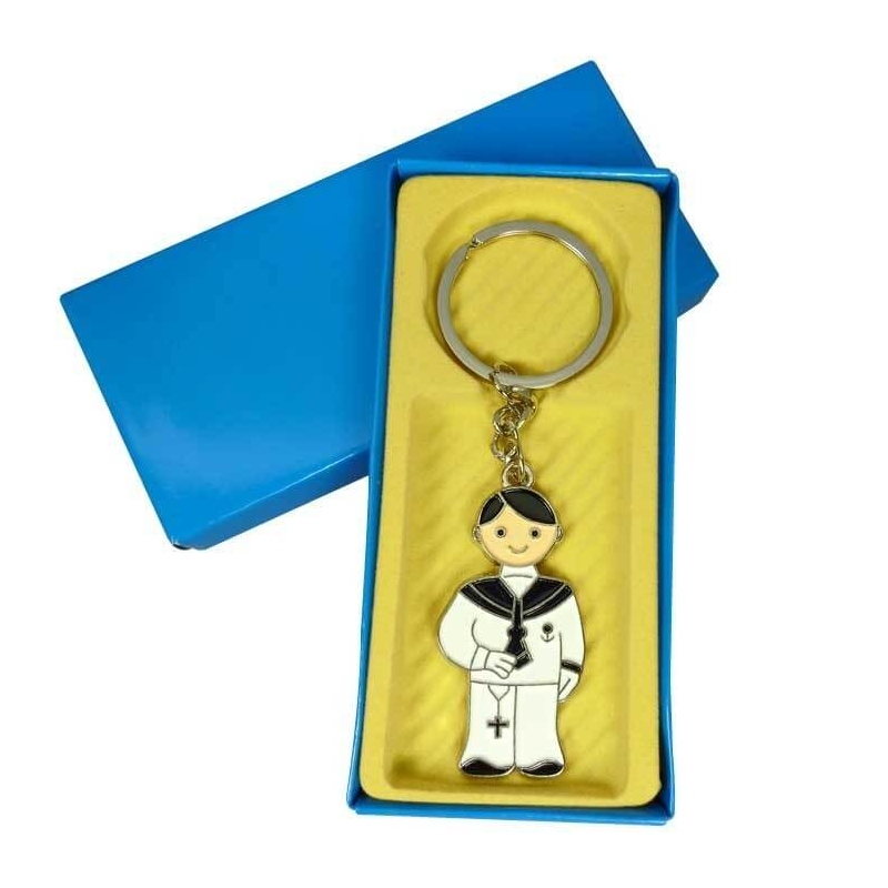 Porte-clés de communion pour garçon