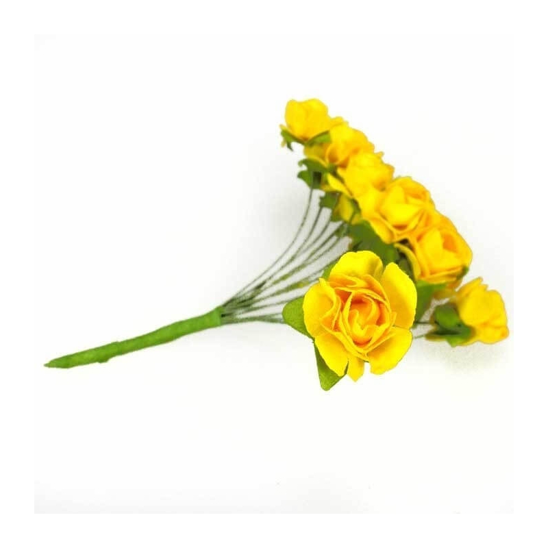 Fleur En Papier Jaune Fleur En Papier Jaune