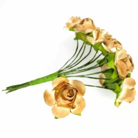 Fleurs En Papier Marron
