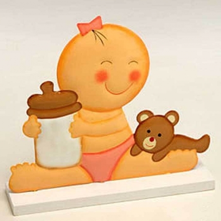 Figurine gateau bebe bapteme