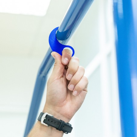 Porte-clés hygiénique anti-contact en aluminium résistant