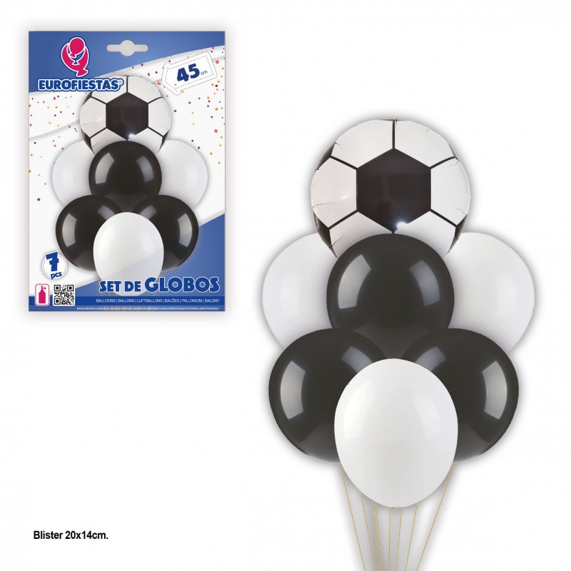 Set de Ballons de Football Pack de 7