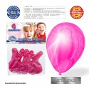 Ballon perle rose 9r 8 unités