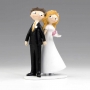 Figure de gâteau de mariés de mariage