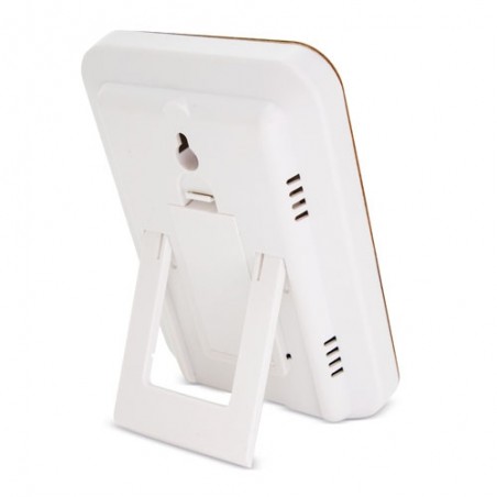 Thermomètre hygromètre en bambou birman