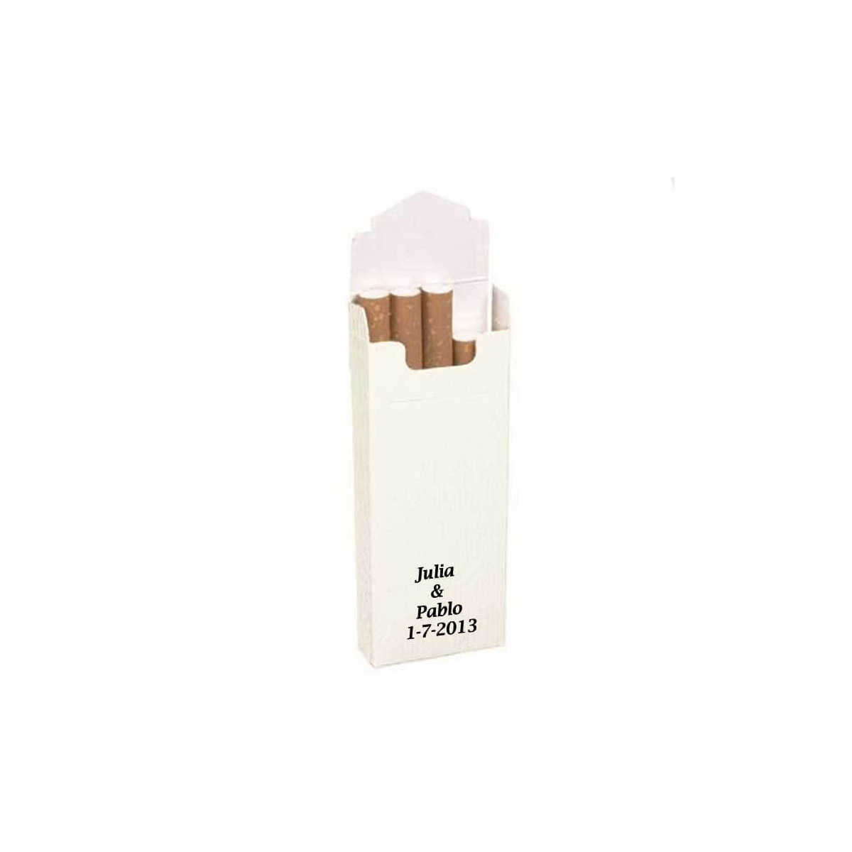Paquets de tabac blancs