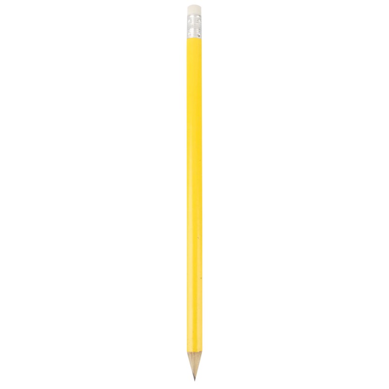 Crayon en bois jaune