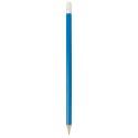 Crayon en bois bleu avec gomme