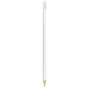 Crayon en bois blanc avec gomme