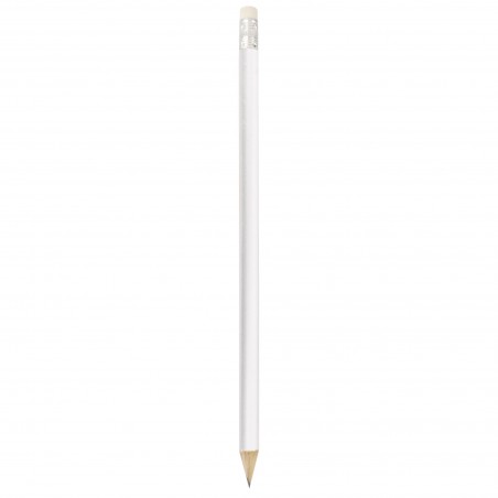 Crayon En Bois Blanc avec Gomme