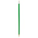 Crayon en bois vert avec gomme