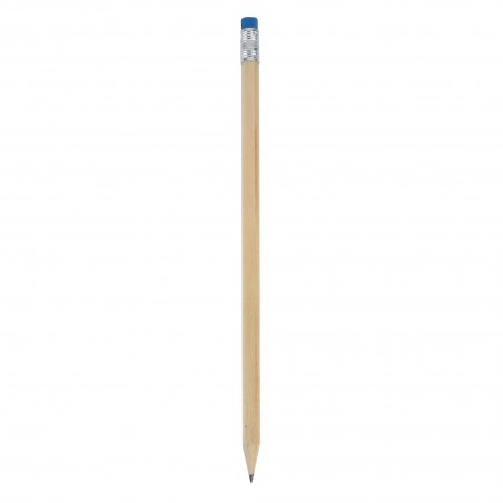 Crayon avec gomme de couleur bleue