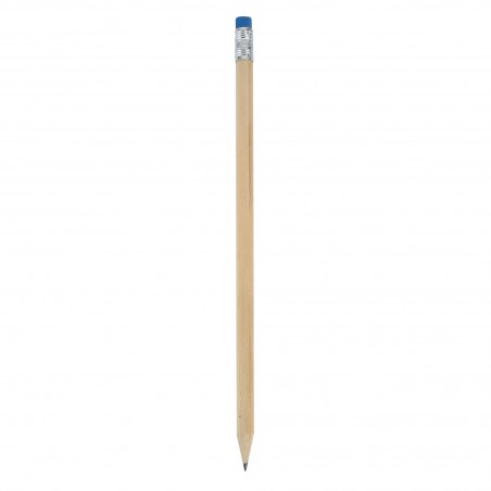 Crayon en bois avec gomme bleue