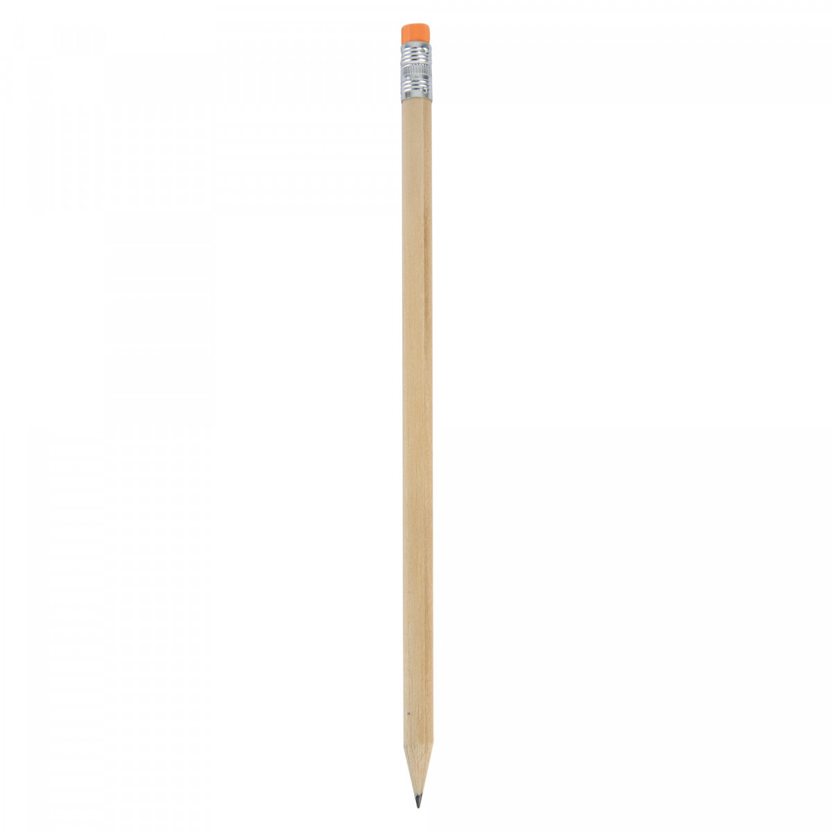 Crayon avec gomme couleur orange