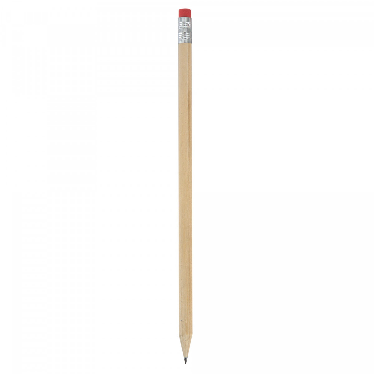 Crayon en bois avec gomme rouge