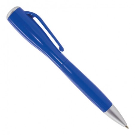 Stylo bleu original avec lampe de poche
