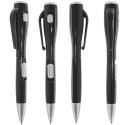 Stylo noir original avec lampe de poche