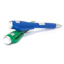 Stylo noir original avec lampe de poche