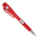 Stylo à bille rouge original avec lampe de poche