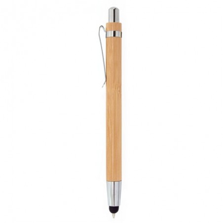 Stylo en Bambou avec Pointe Tactile Élégance et Fonctionnalité en un Seul Accessoire