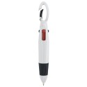 Stylo 4 couleurs avec mousqueton