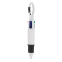 Stylo 4 couleurs avec mousqueton