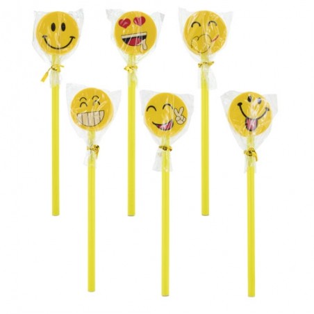 Stylos avec émoticônes Pack de 6 unités