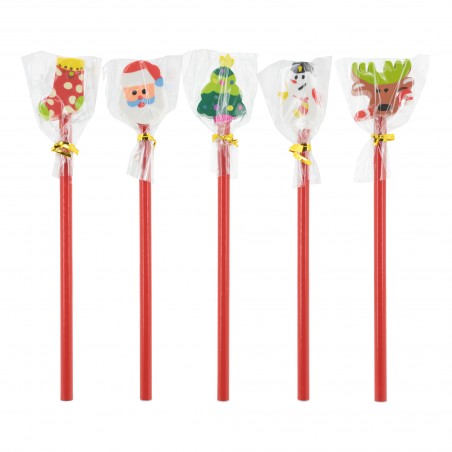Pack de 5 crayons pour enfants pour Noël