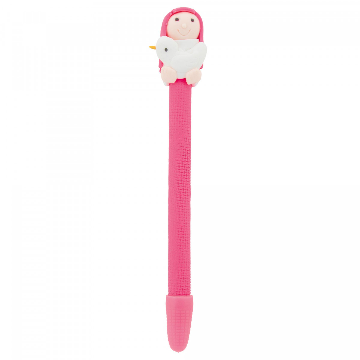 Stylo rose communion fille