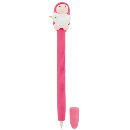 Stylo rose communion fille