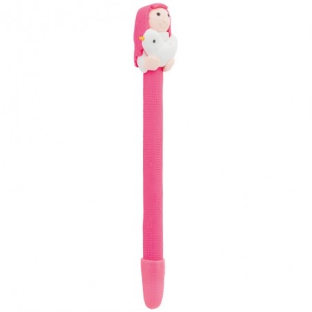 Stylo rose communion fille