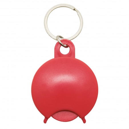 Porte-clés pièce rouge