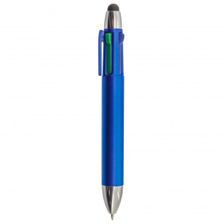 Stylo quatre couleurs bleu